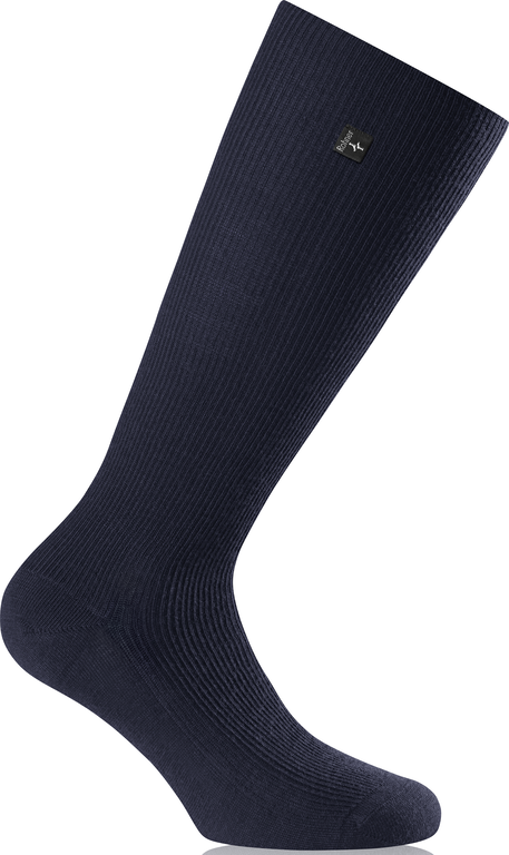 Rohner Business Sock Calf Super Long Cotton Navy Men's 1pc